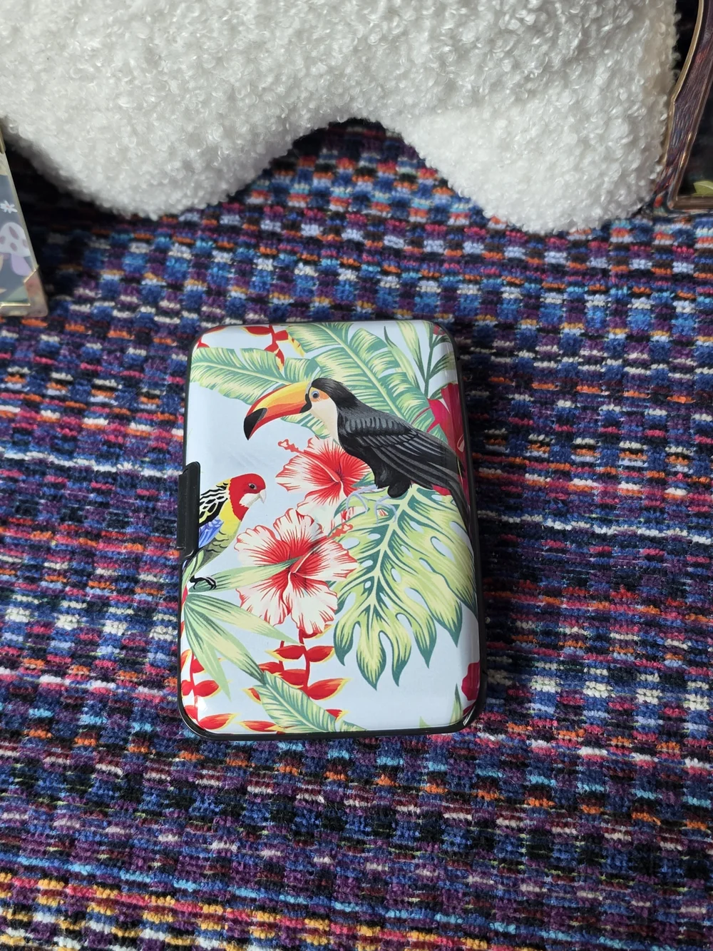 Tropical Toucan Decorative Tin - Multicolor